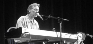 David Foster playing keyboard onstage