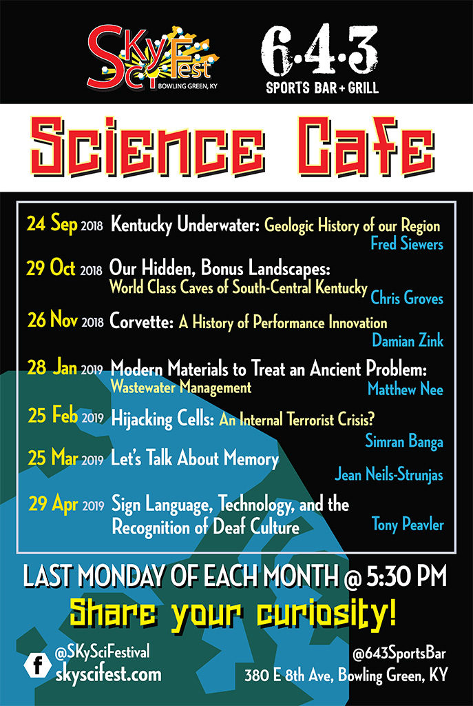 2018-19 schedule, Bowling Green's Science Cafe